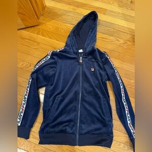 Velour Fila Zip Up